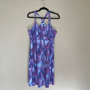 Marmot tribal print dress with shelf bra XL